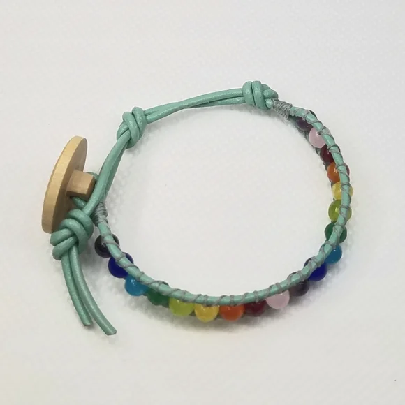 NEW Rainbow Children's Bracelet, Handmade - Picture 4 of 4